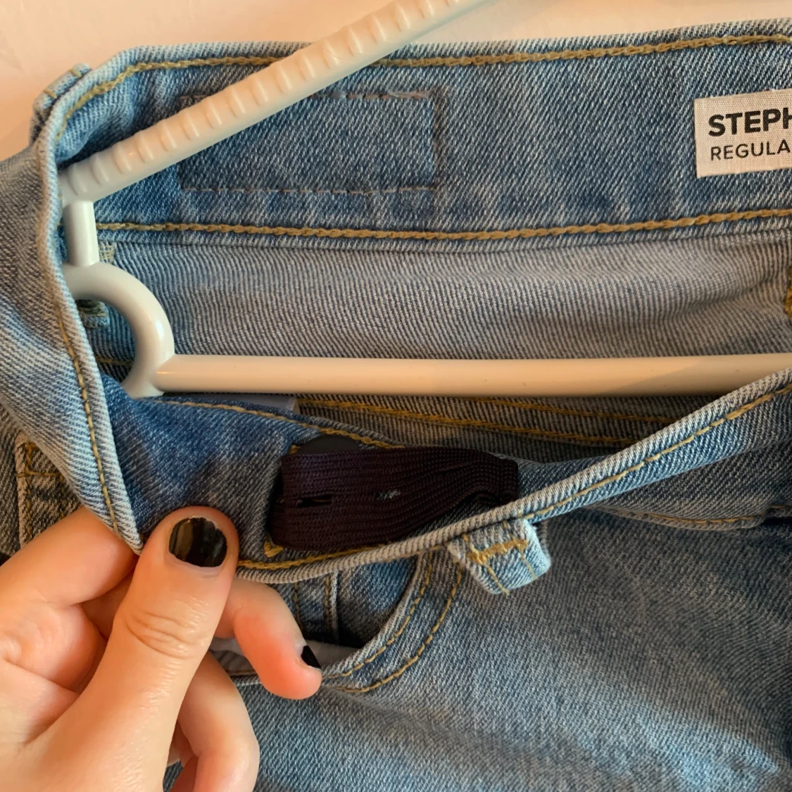 Blå jeansbyxor från Stephan - 2
