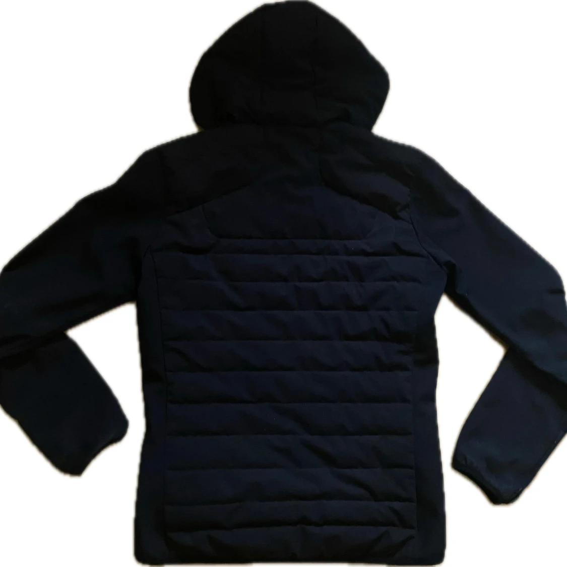 Svart Sail Racing pufferjacka med huva - 2