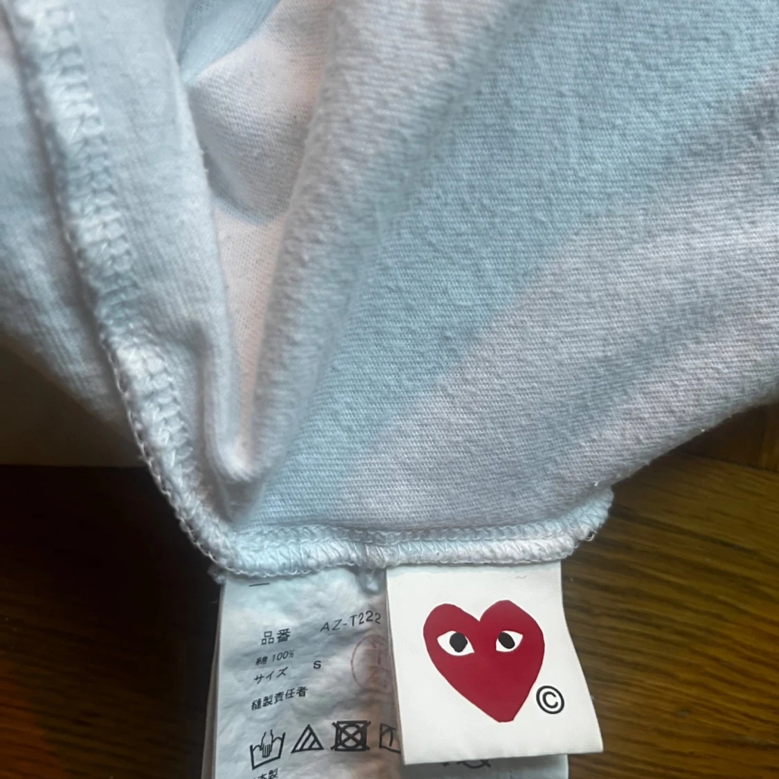 Vit t-shirt Comme des Garçons - 3