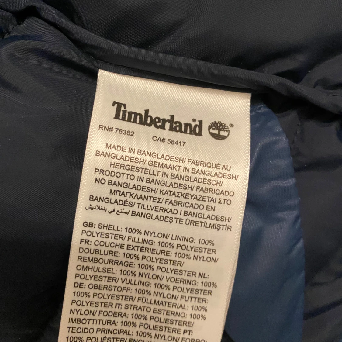 Blå dunväst från Timberland M - 2