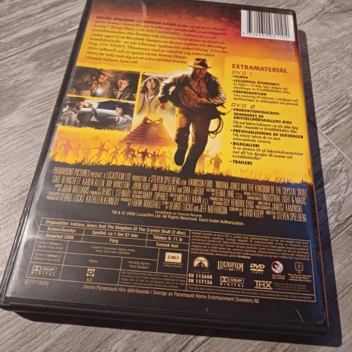 Indiana Jones: Kristalldödskallens rike DVD - 1