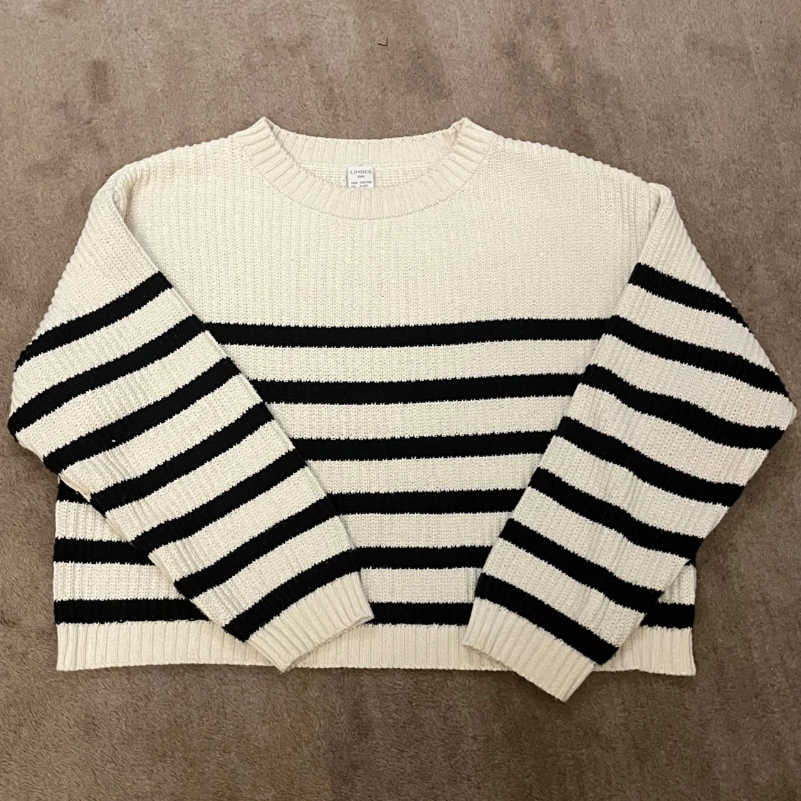 Randig stickad tröja från Lindex - 2