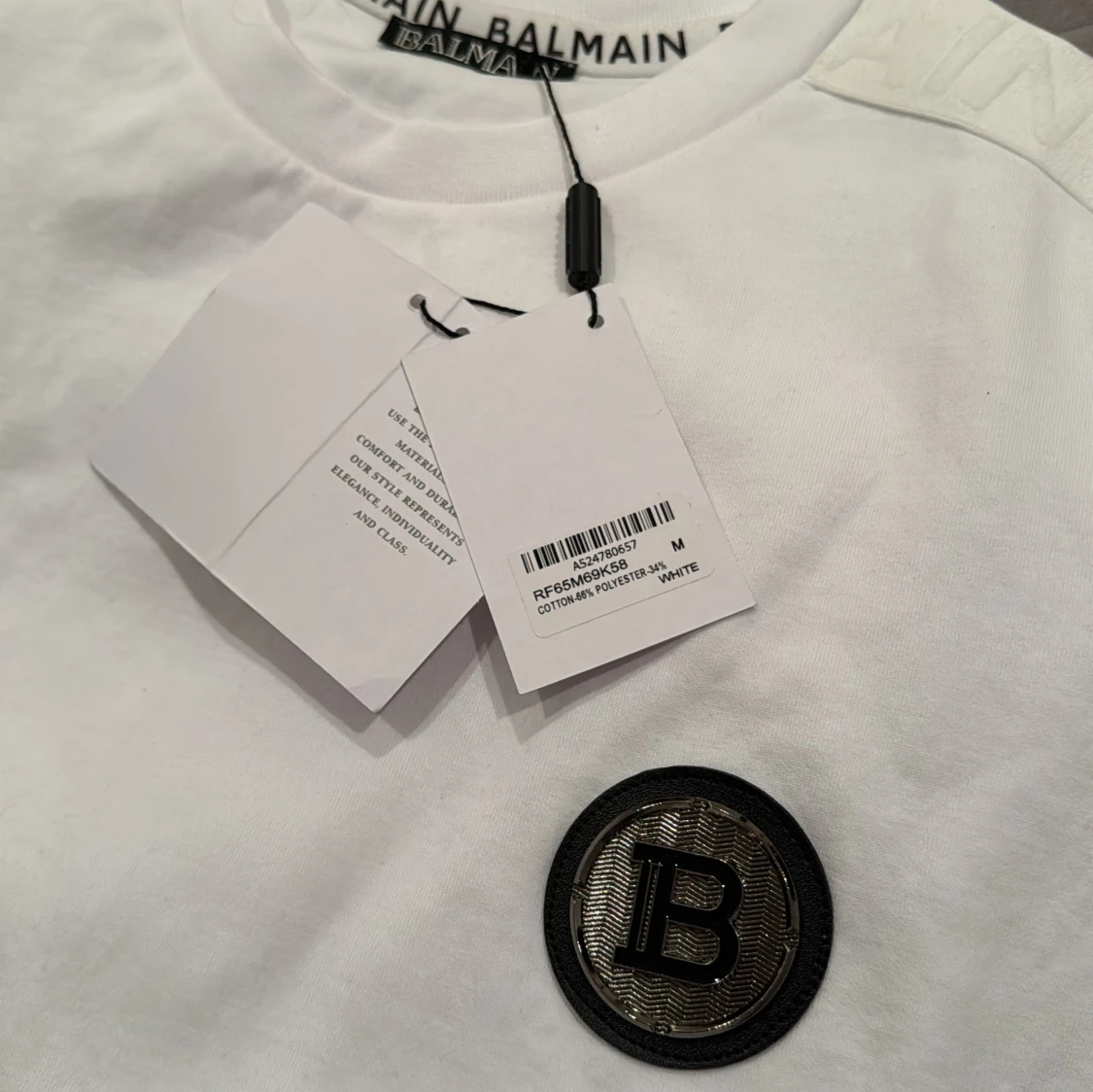 Vit sweatshirt från Balmain - 2