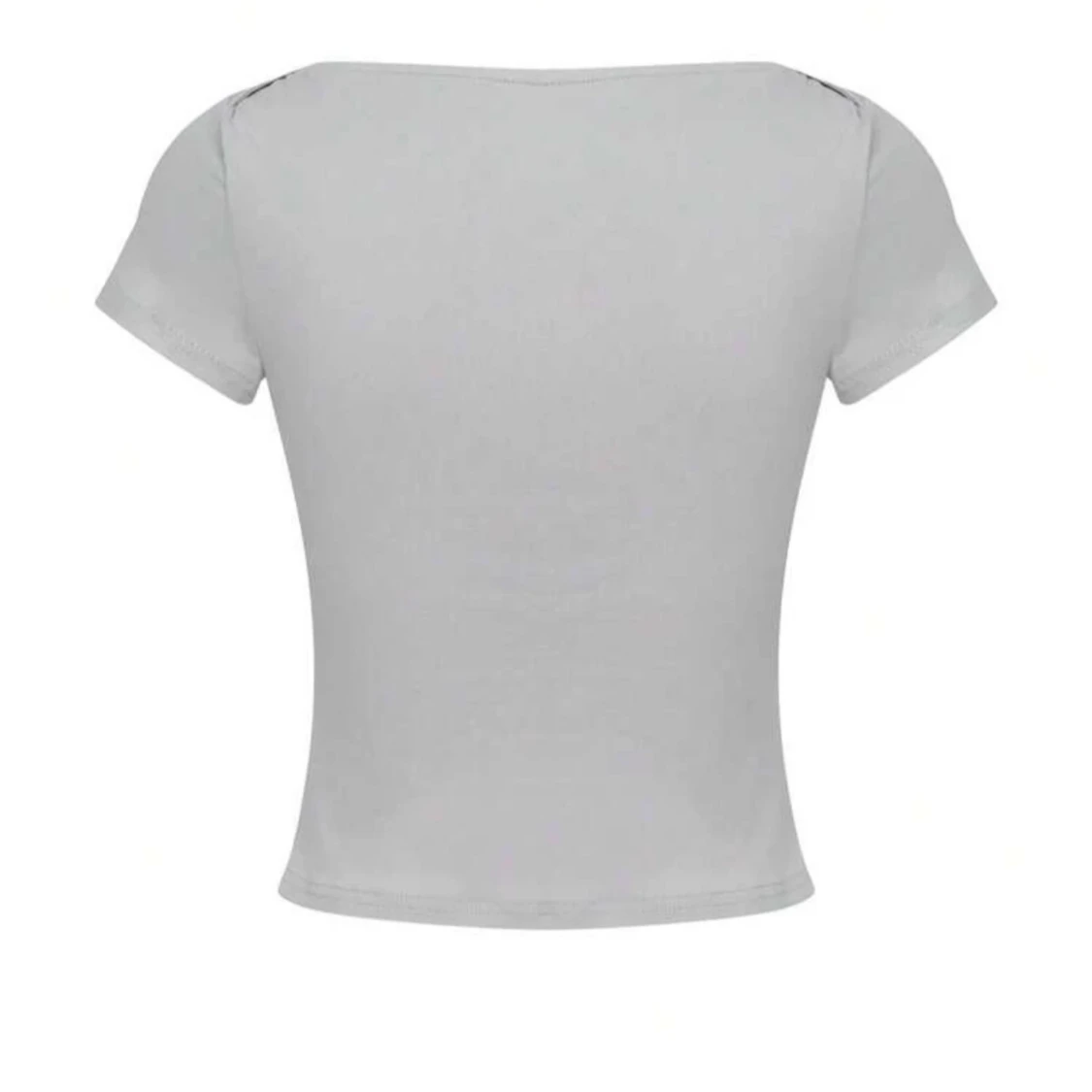 Vit kortärmad topp - 1