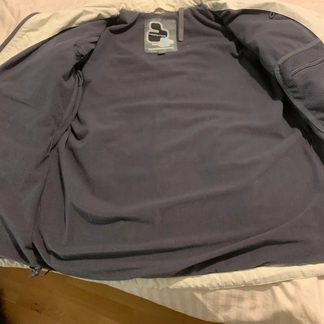 Vit pufferjacka från Fiberstone S - 3