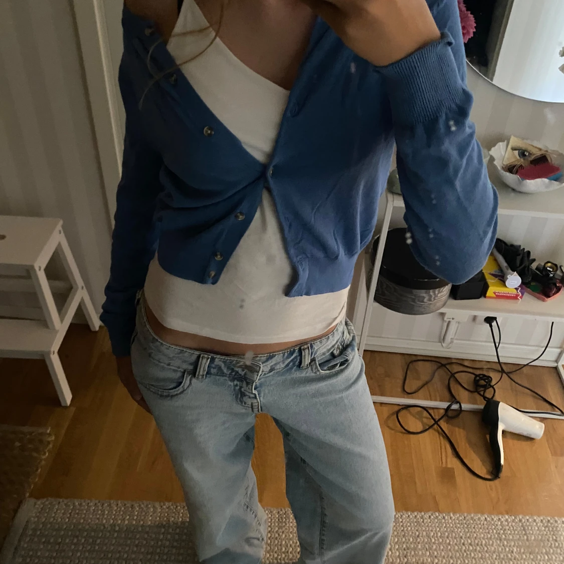 Blå kofta från h&m - 1