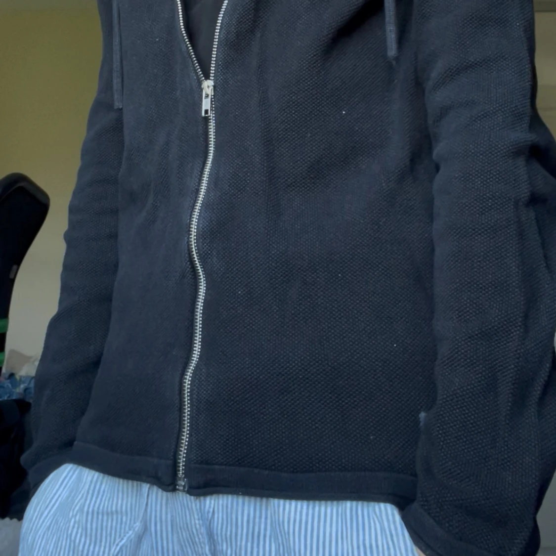 Stickad hoodie från Jack & Jones - 1