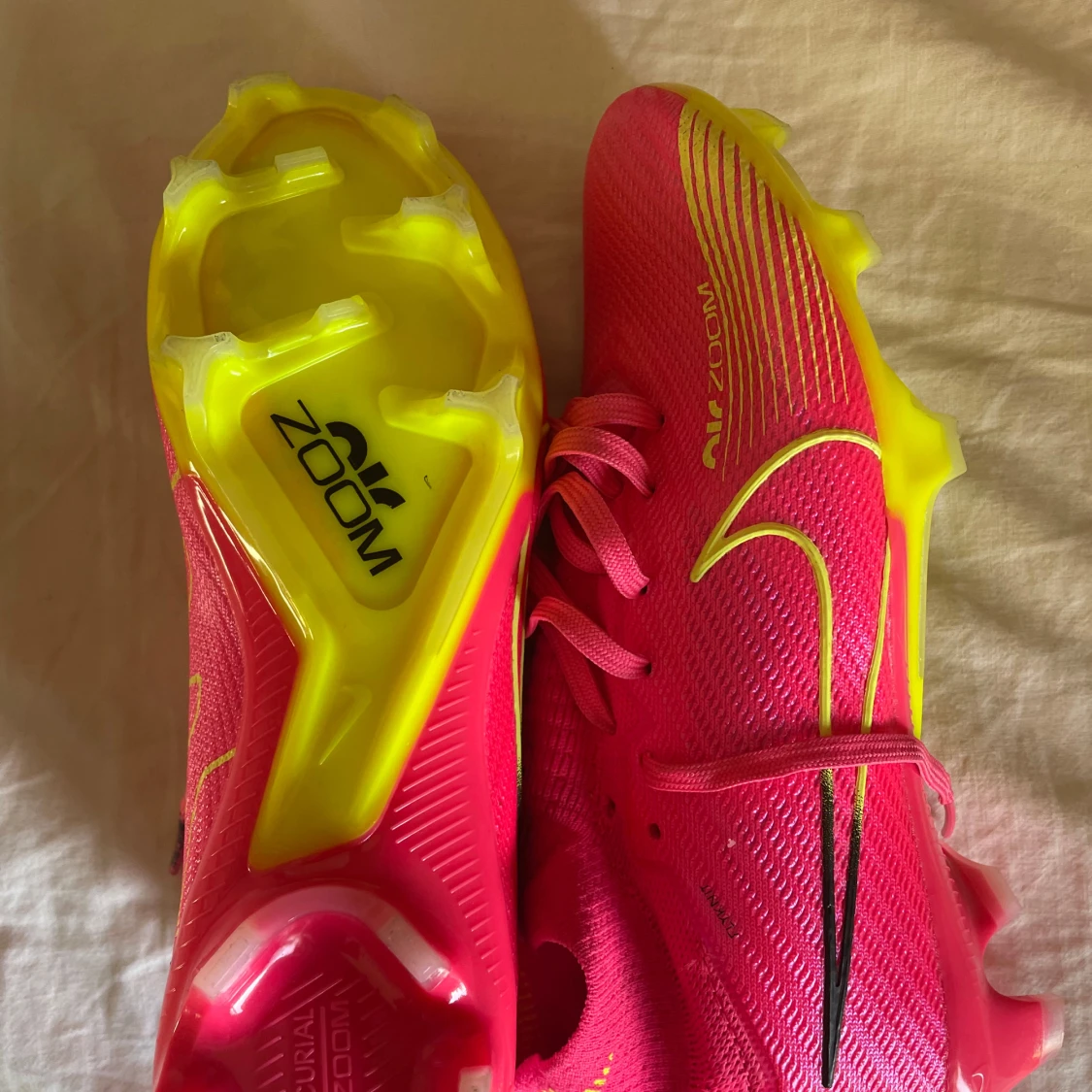 Nike Air Zoom Mercurial fotbollsskor rosa - 3