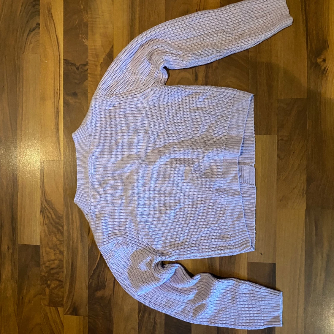 Ljuslila croppad kofta med knappar - 1