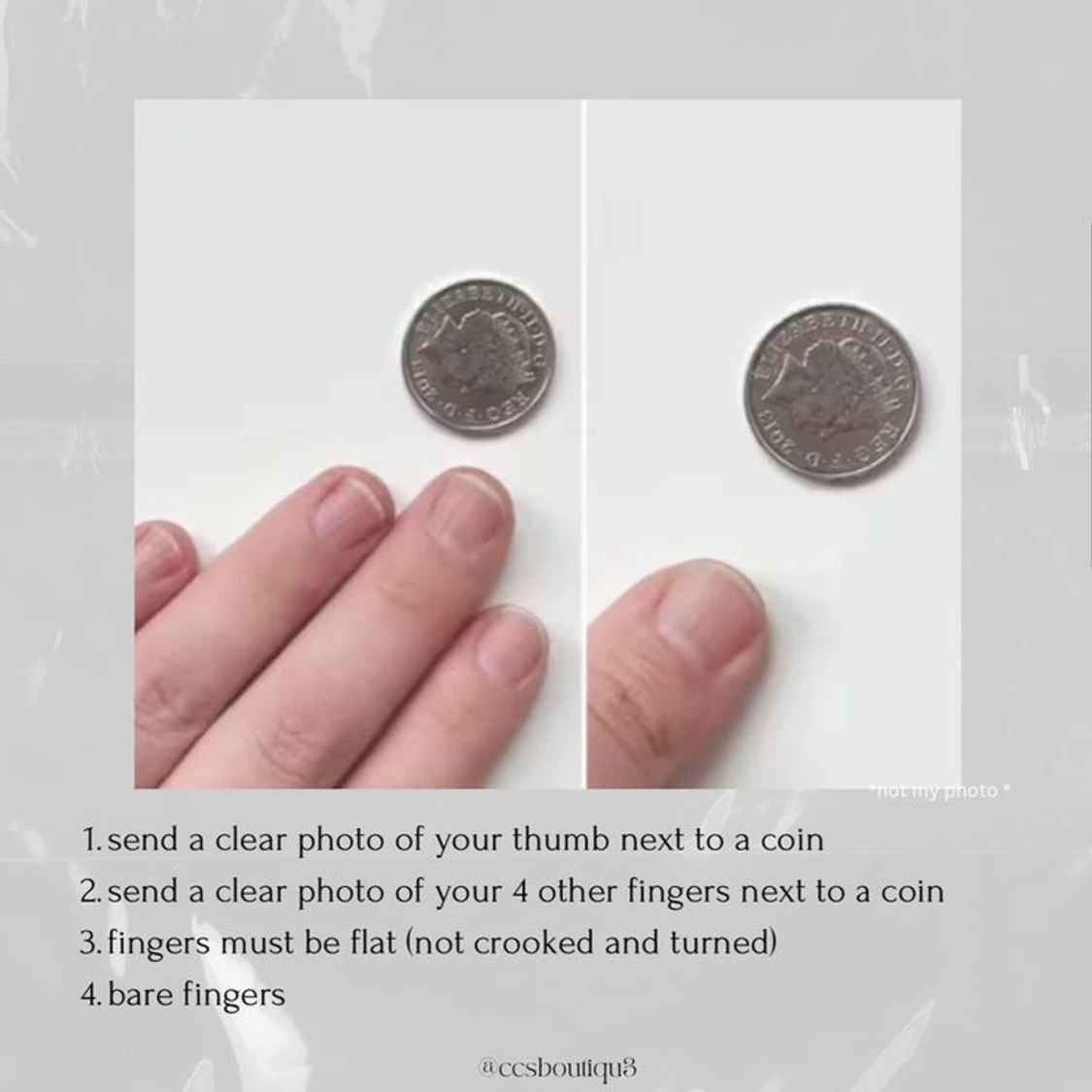 Franska naglar med 3D-blomma (XXS-XL) - 2