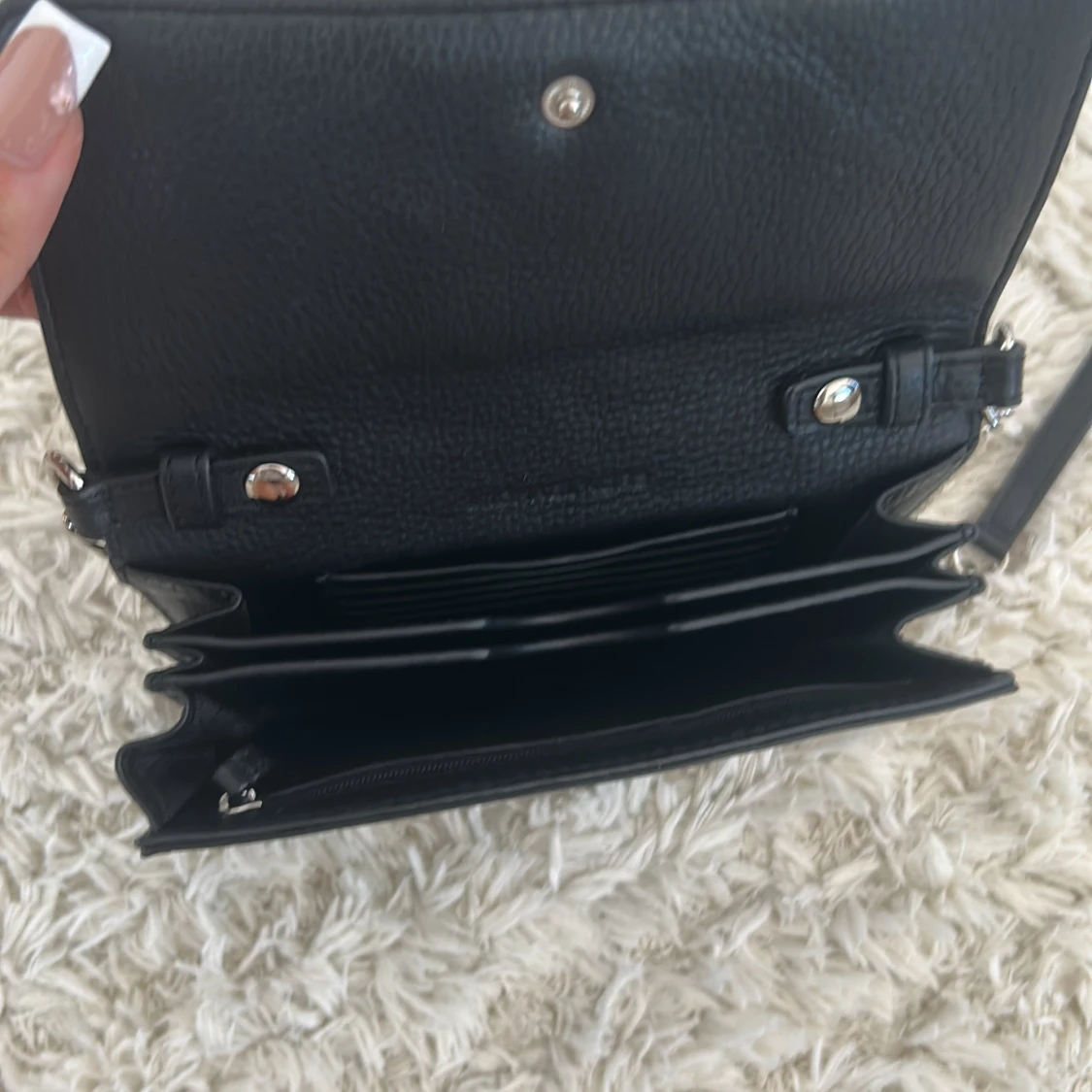 Svart axelväska Michael Kors skinn - 3