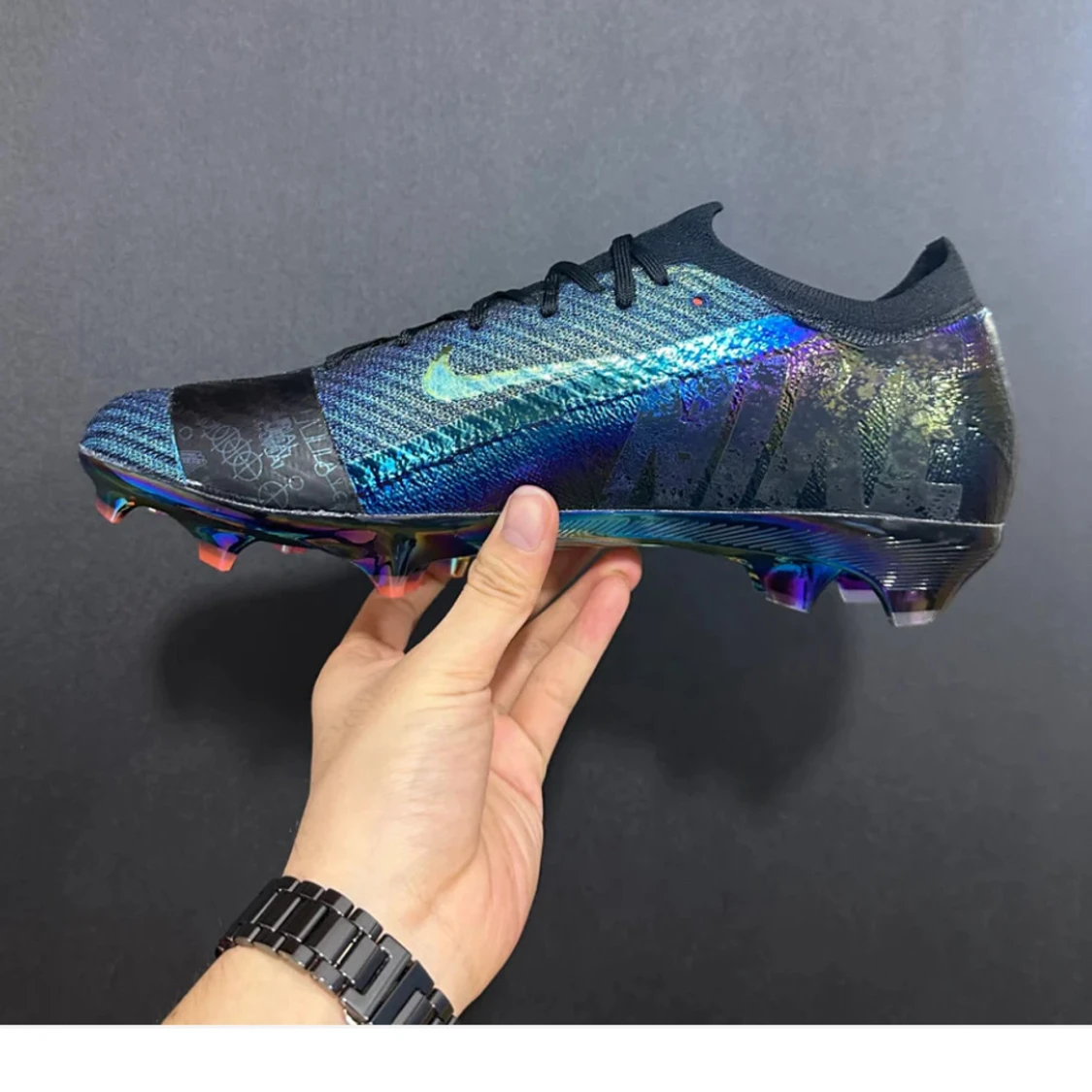 Nike Mercurial fotbollsskor i metallic - 2
