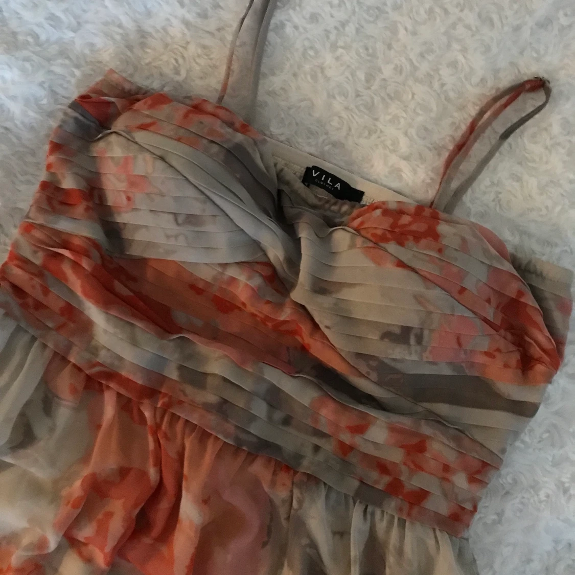 Blommig maxi klänning storlek M - 90