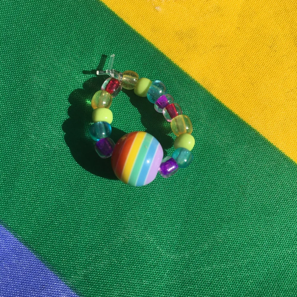 Det är Pride veckan så vi har gjort smycken örhängena kostar 10kr ringen kostar 10kr armbandet kostar 20kr och tillsammans kostar det 35kr+12kr frakt ha en bra vecka!!!!🏳️‍🌈. Accessoarer.