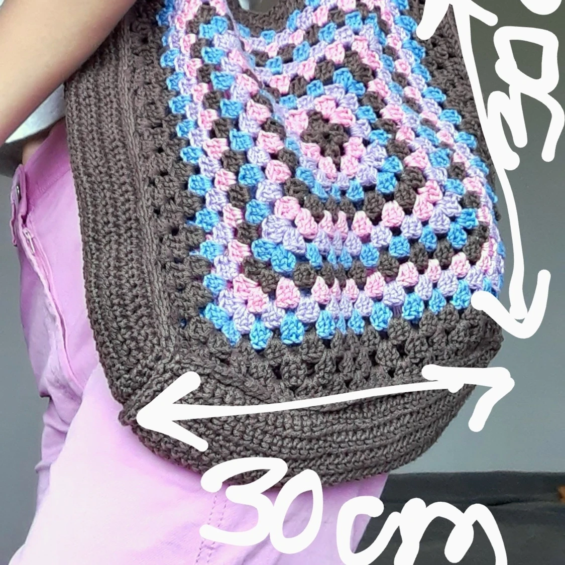 Virkad väska💞💞 - 91