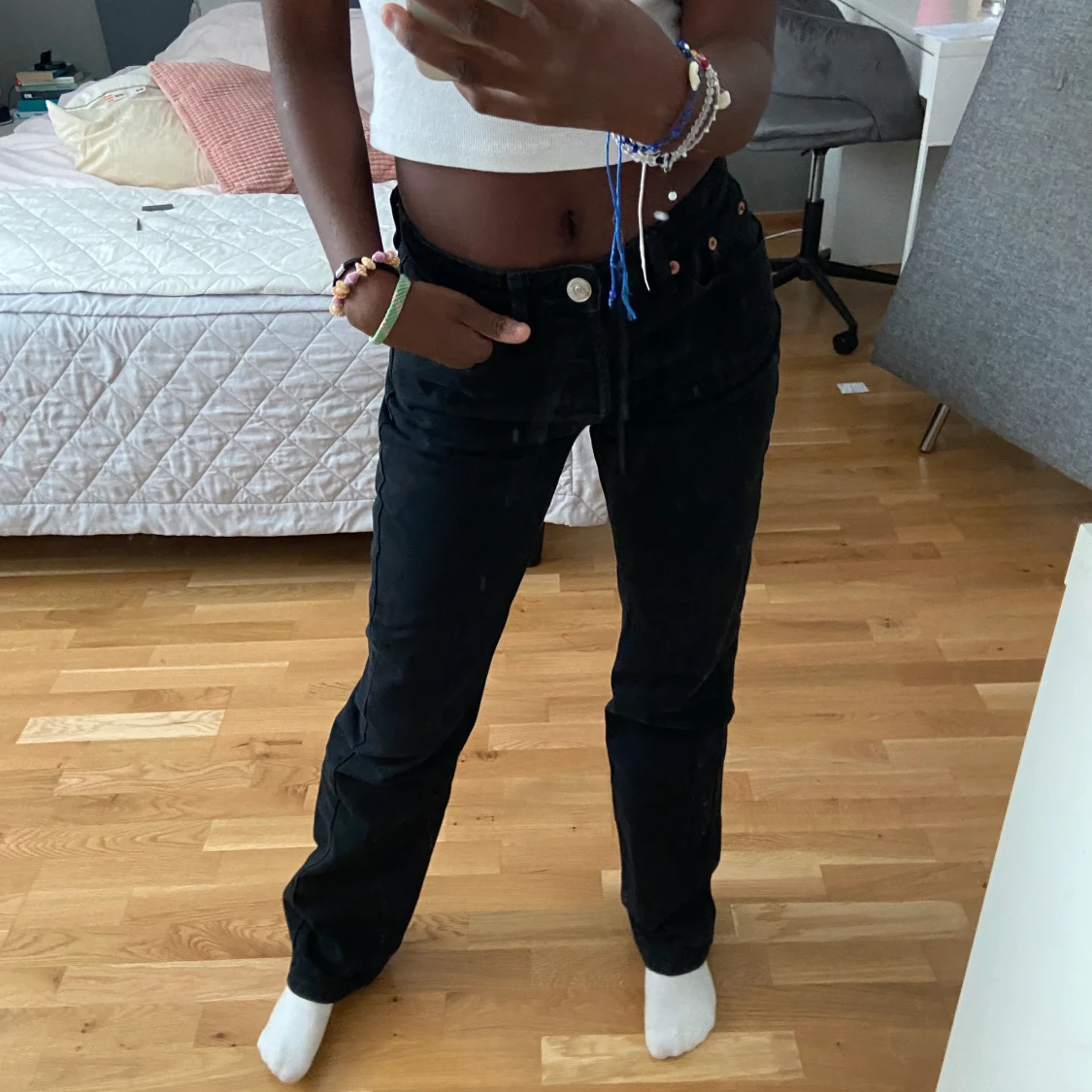 Svarta jeans från Zara