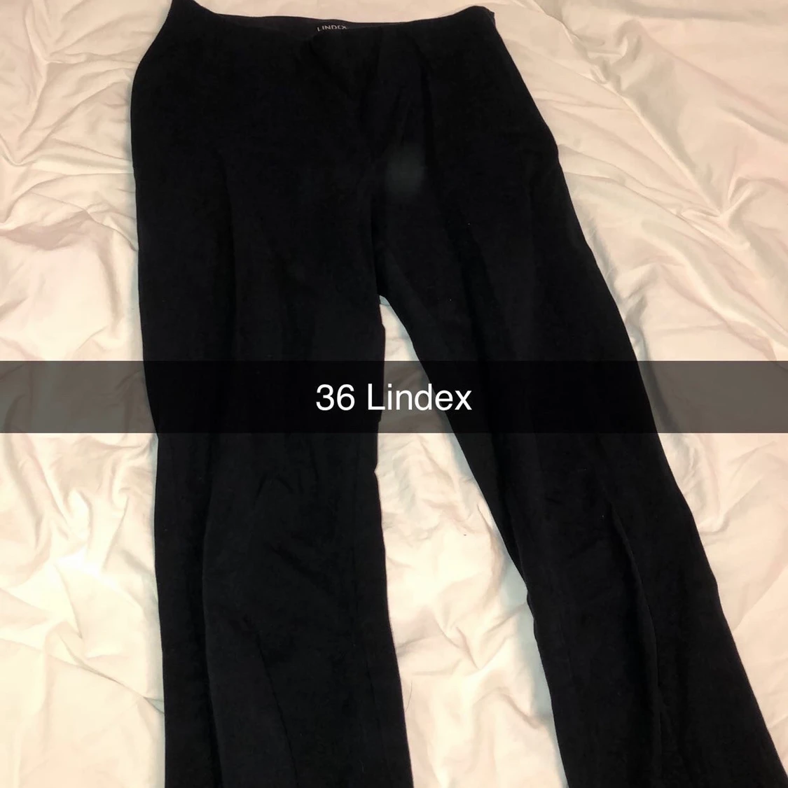 Tajta svarta kostymbyxor