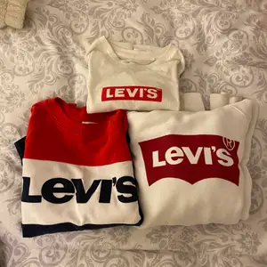 Säljer ett Levis paket med en Hoddie, tröja och T-shirt. Inget av dessa plagg är använda mycket därför säljer jag alla för 300kr plus frakt 66kr