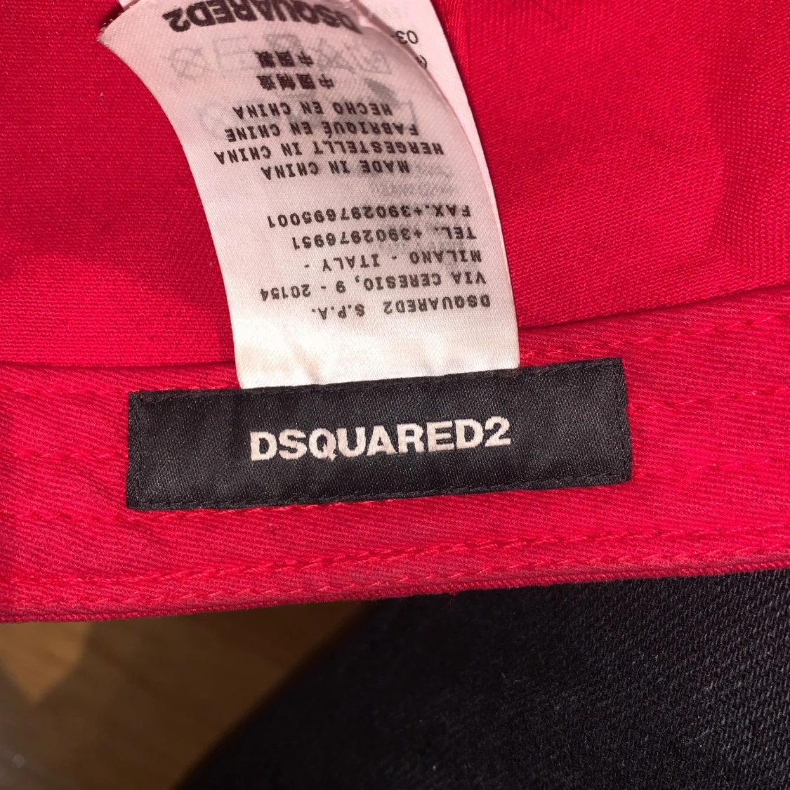 Dsquared2 Keps, röd - 91