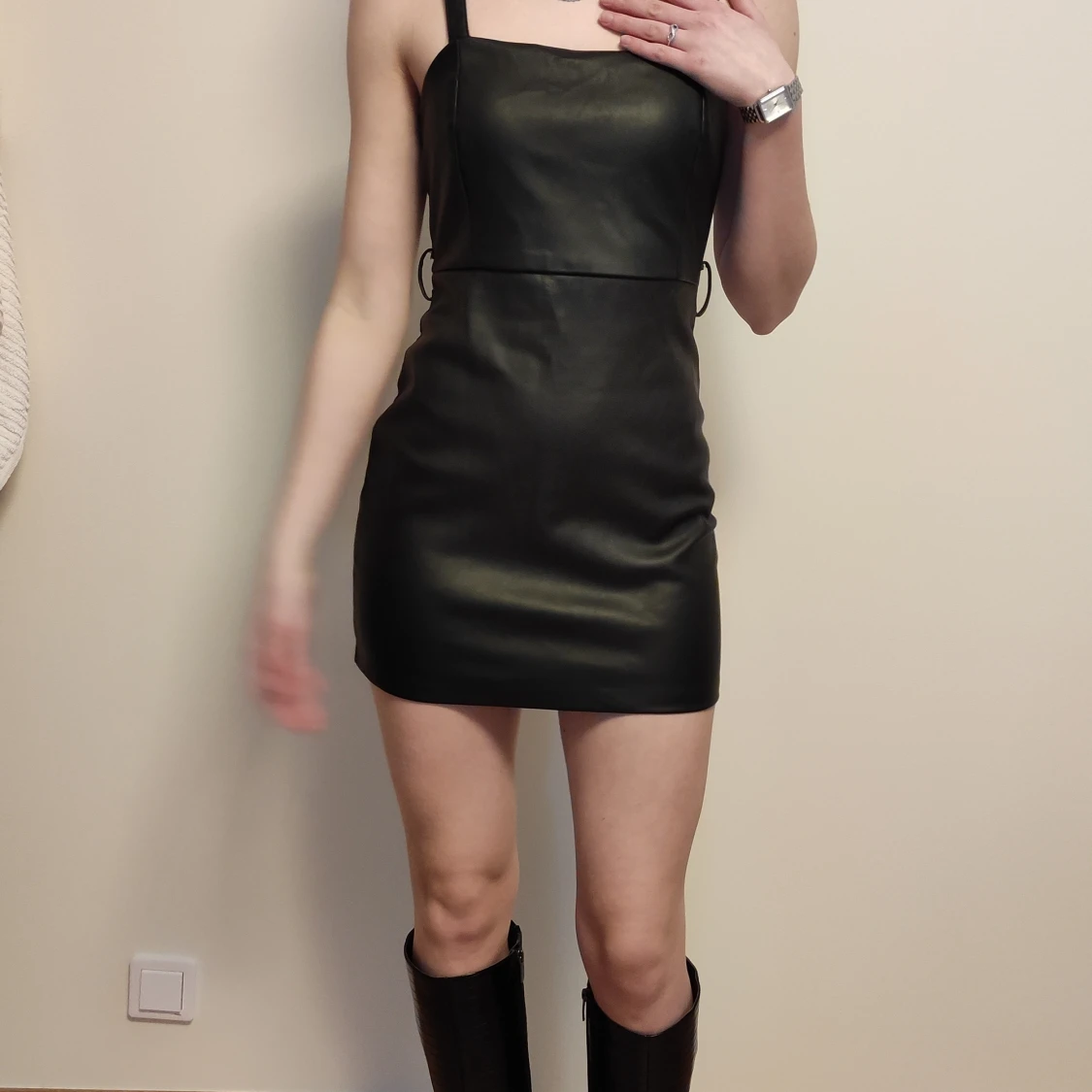 Läderklänning - 90