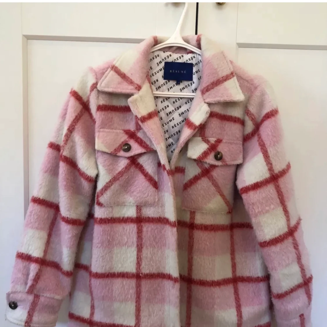 Rutig jacka/kappa från Résumé - 91