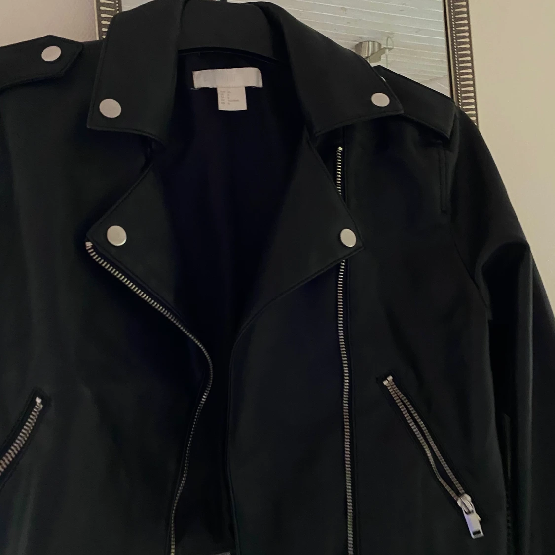 croppad skinnjacka - 90