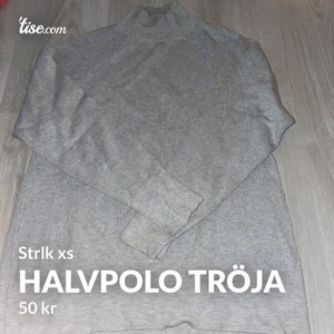 Halvpolo tröja strlk xs men passar även S. - Halvpolo tröja i storlek xs men passar även S , då den är stor och stretchig. Hör av er för fler bilder eller information. Kan även mötas upp i Göteborg ☺️