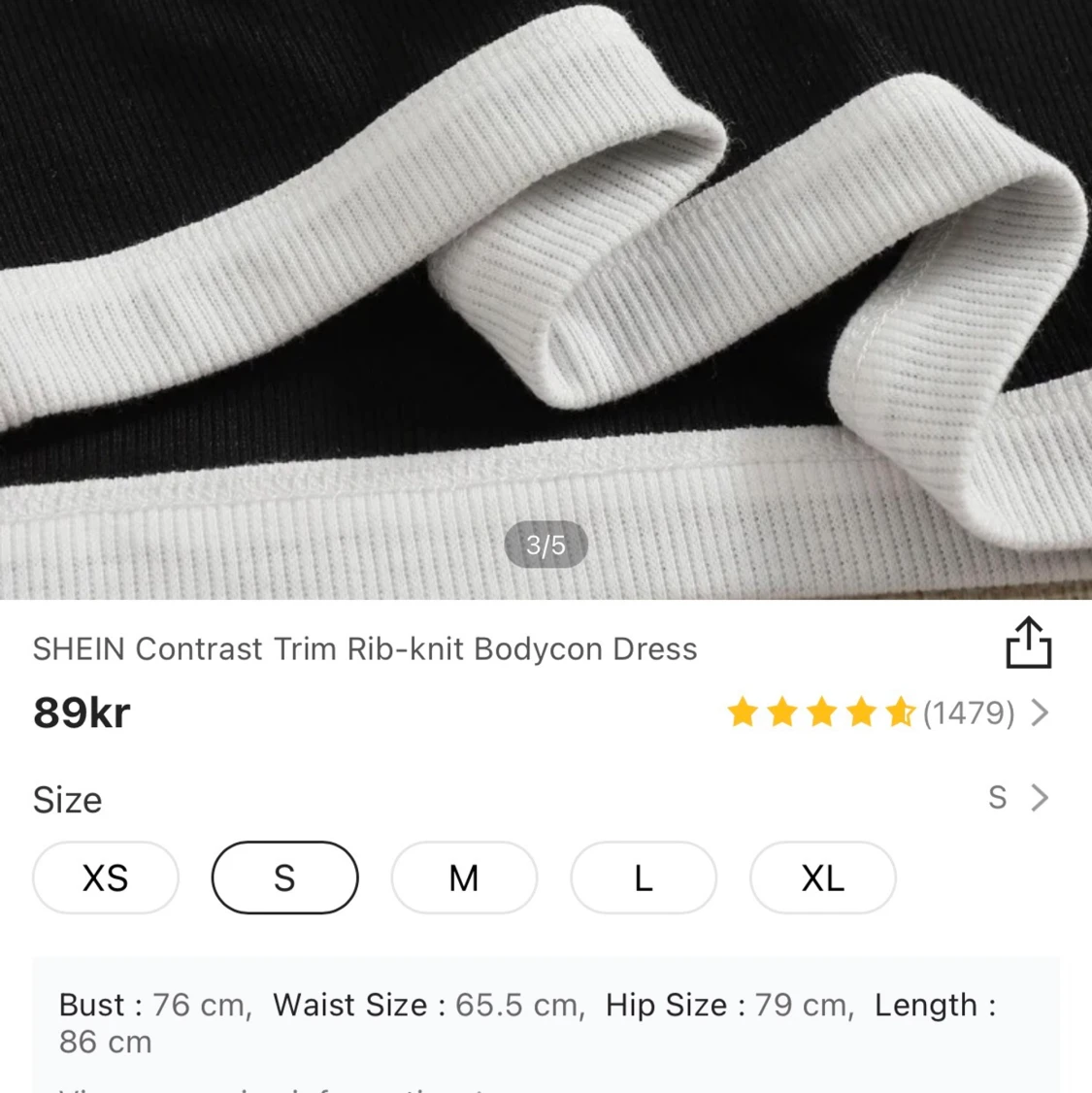 Svart klänning - 91