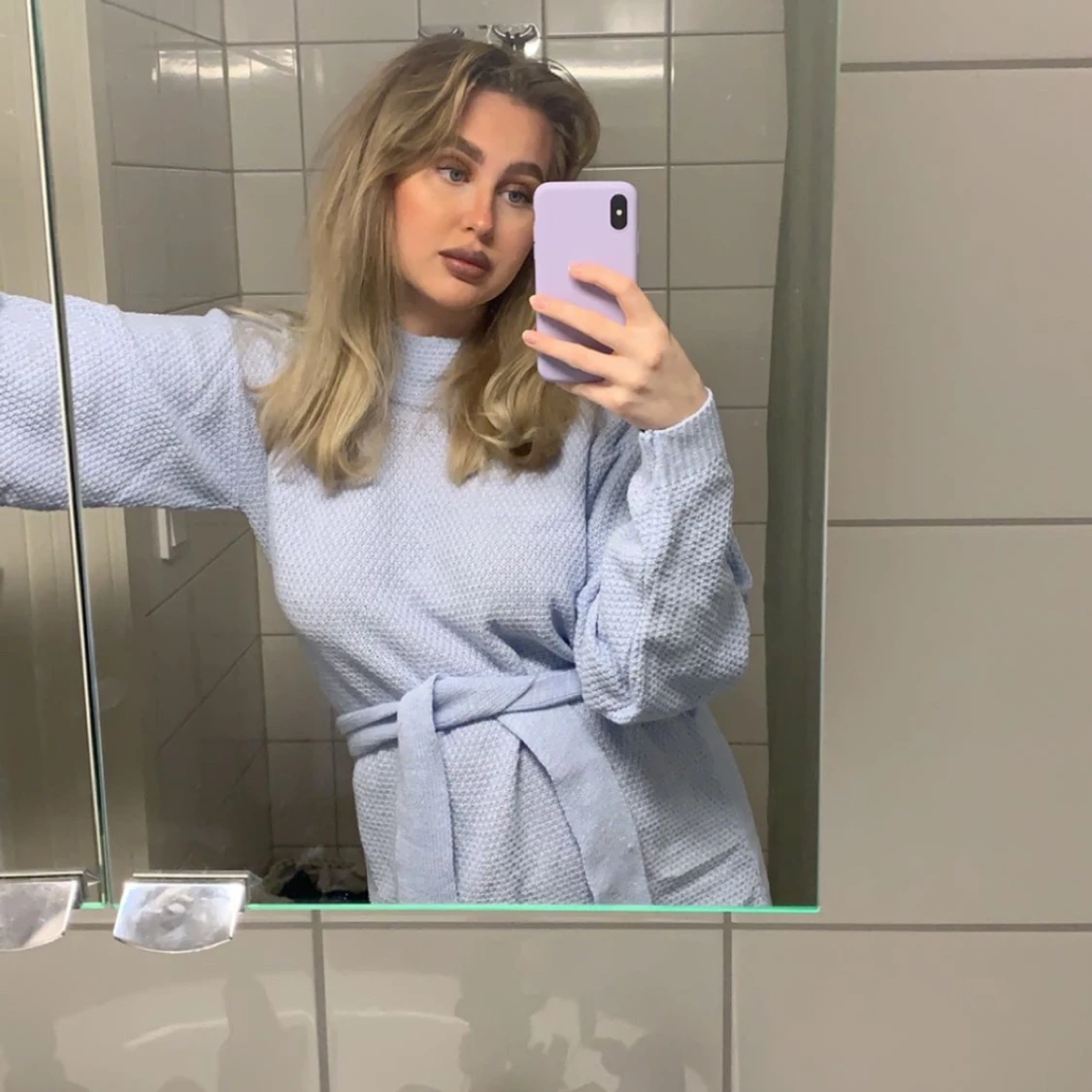 Stickad klänning från Glamorous