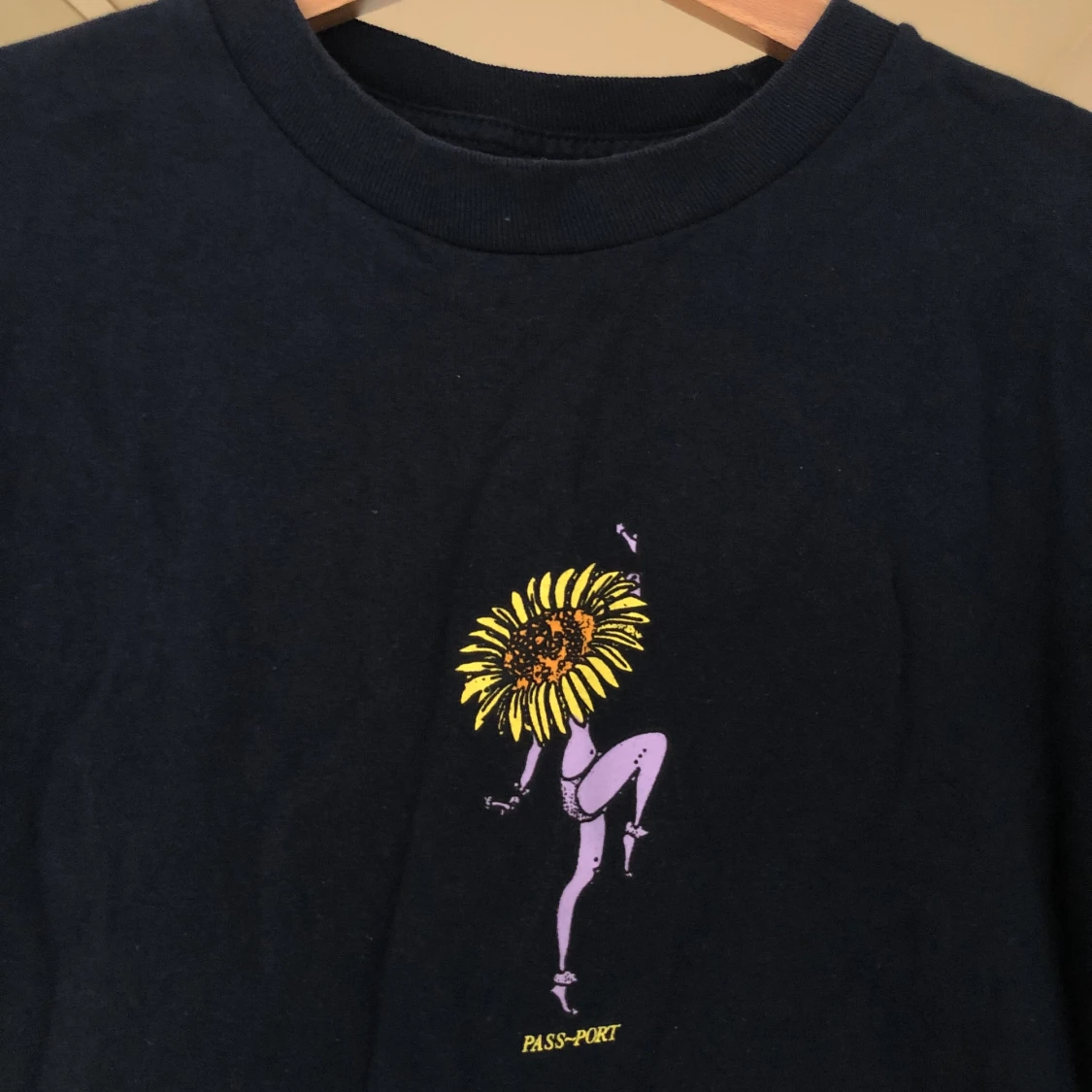 Passport t-shirt blå