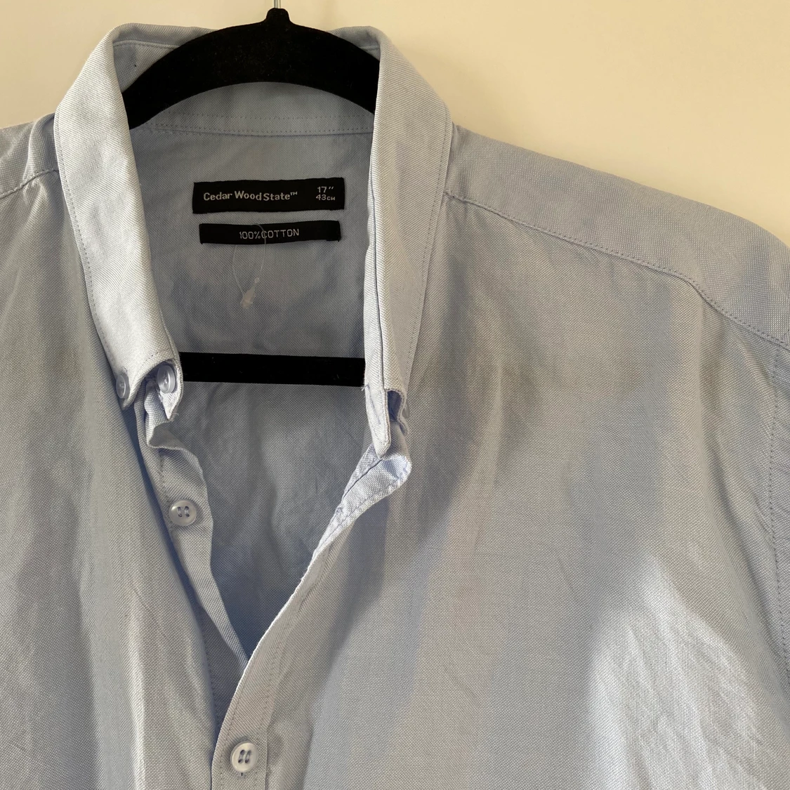 Ljusblå skjorta  - 90