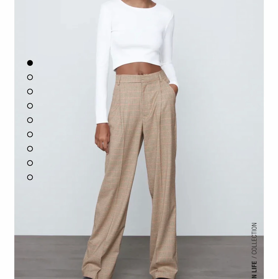 Rutig full length byxa