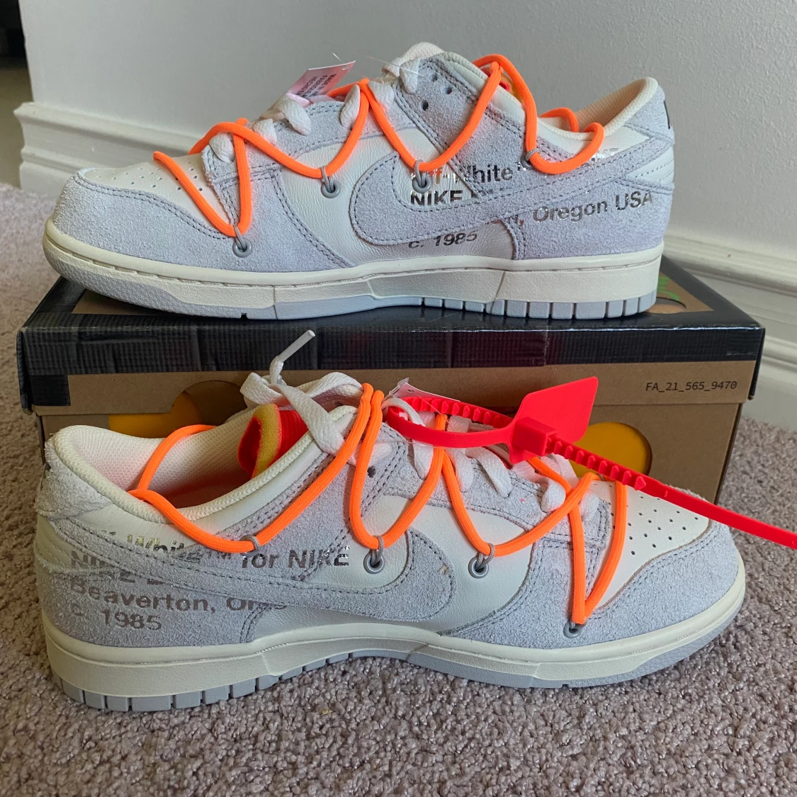 Nike x Off-White dunk 50 lot 31 - 90