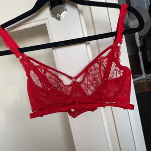 Spets BH - Röd spets-BH 65C
