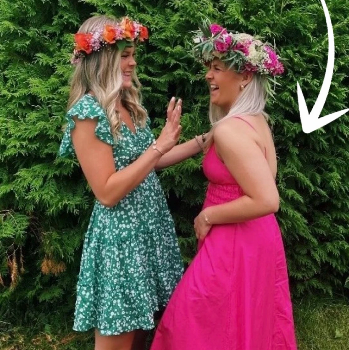 Rosa långklänning  - 90