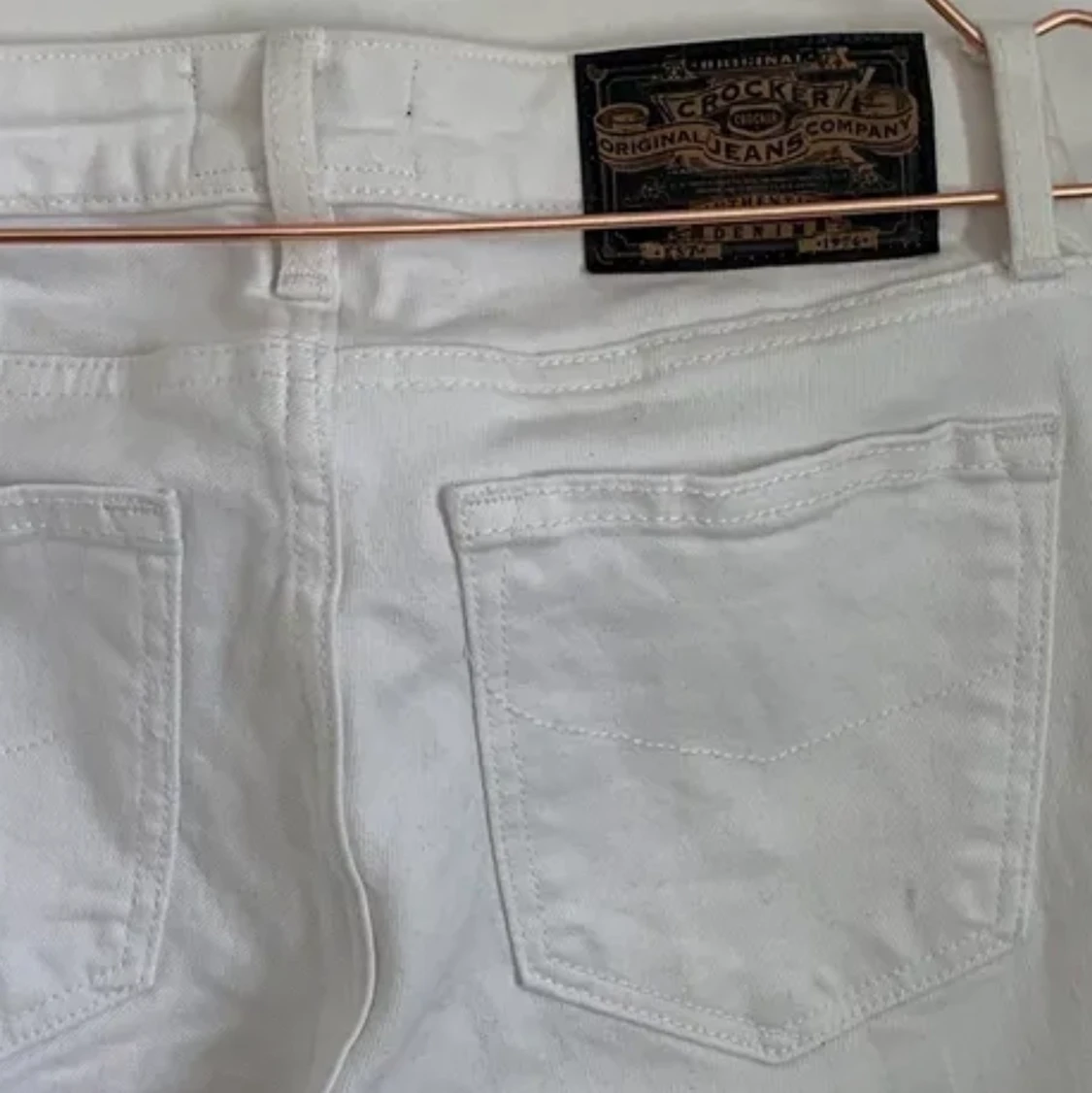 Lågmidjade crocker jeans - 90