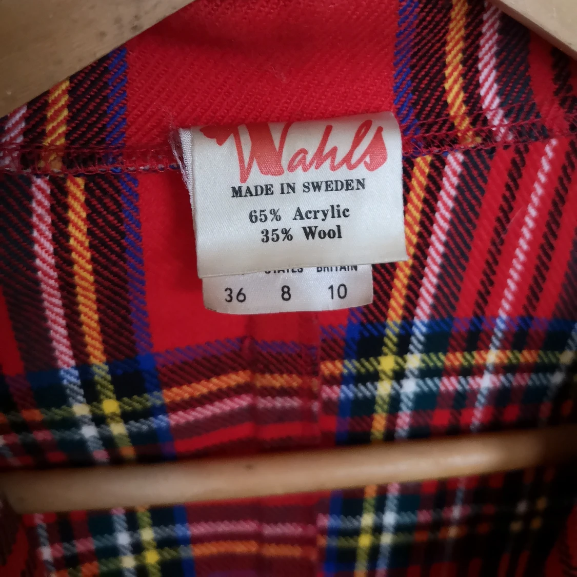 Rutig retro skjorta/jacka - 91