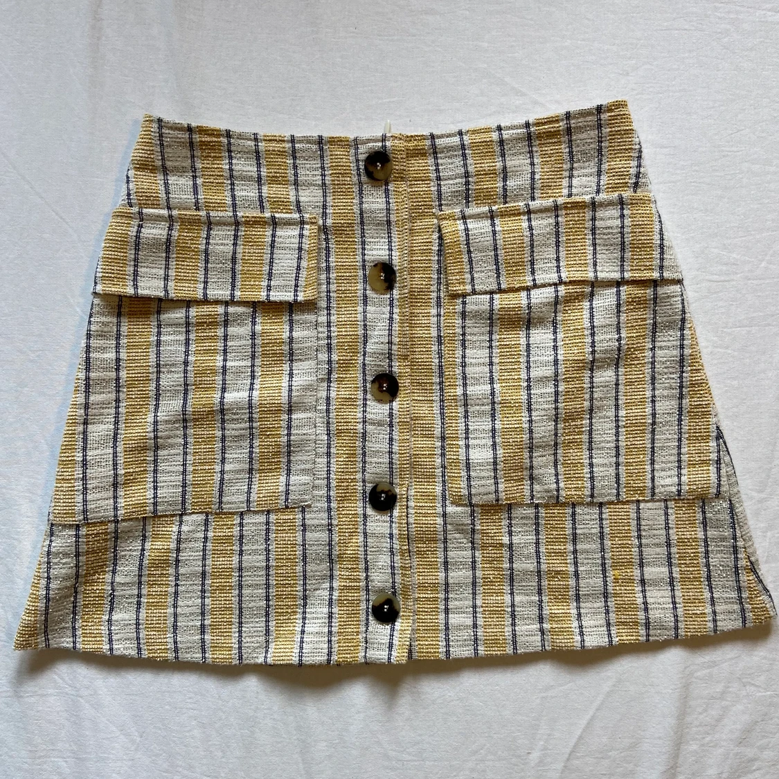 Vit och gul kjol  - 90