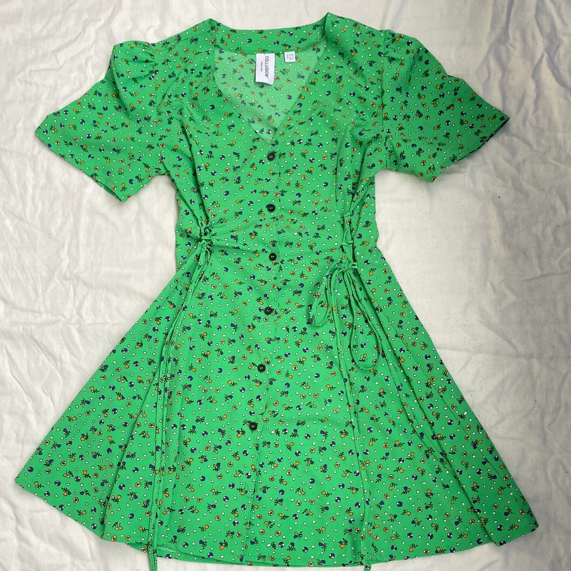 Sommrig grön klänning