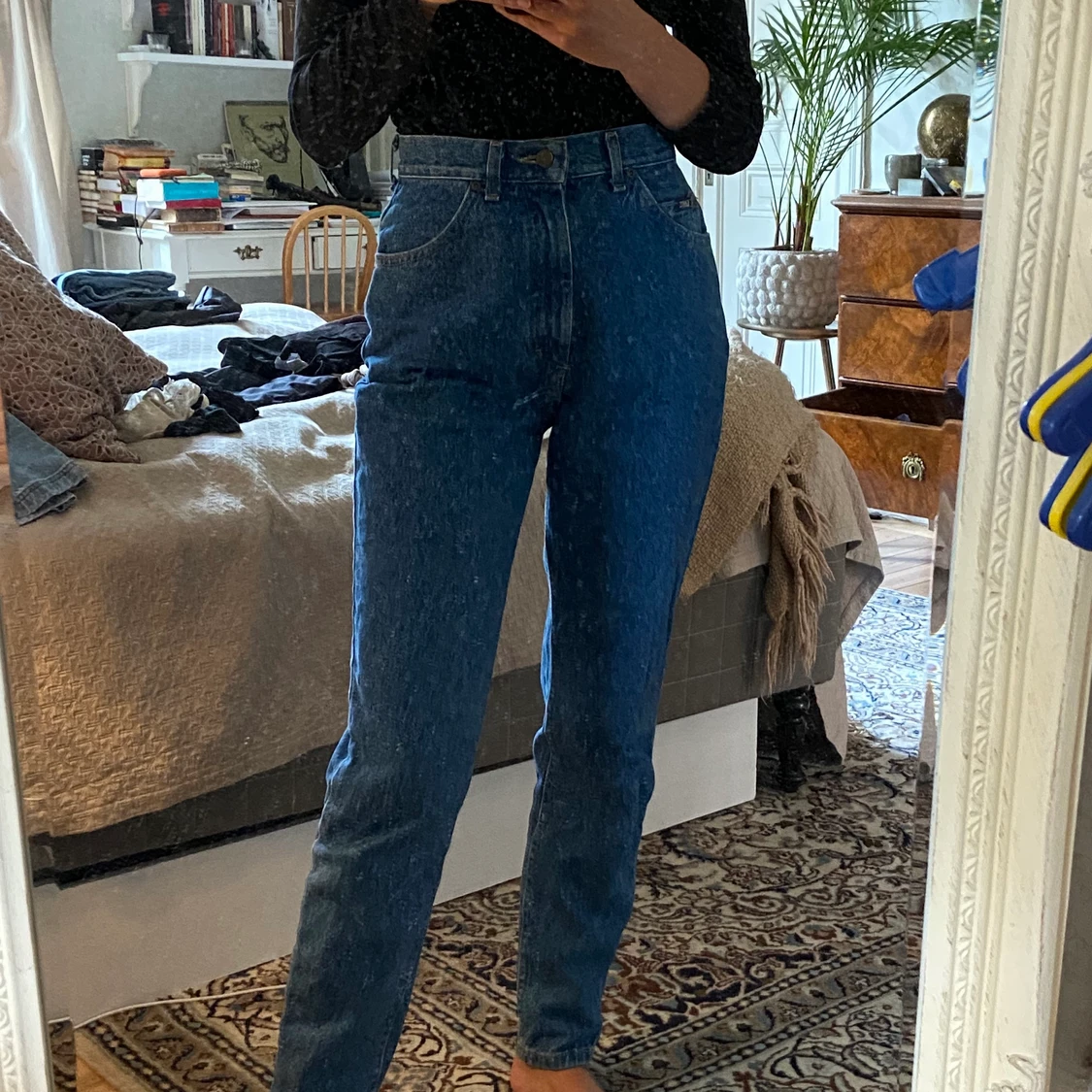 Blåa Lee Jeans 