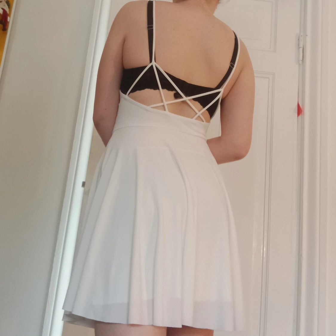 Vit klänning  - 90