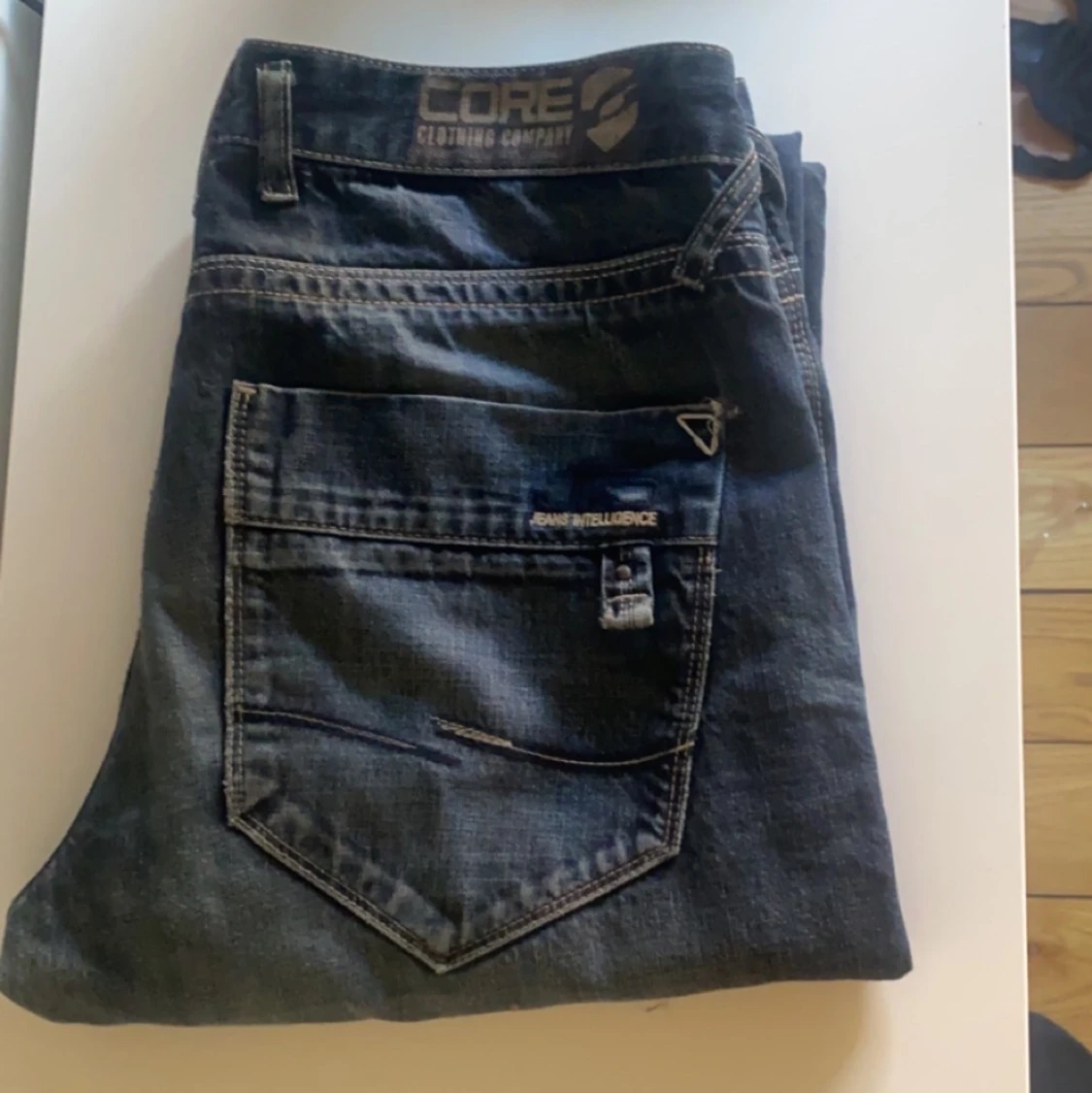 Snygga lågmidjade byxor - 90