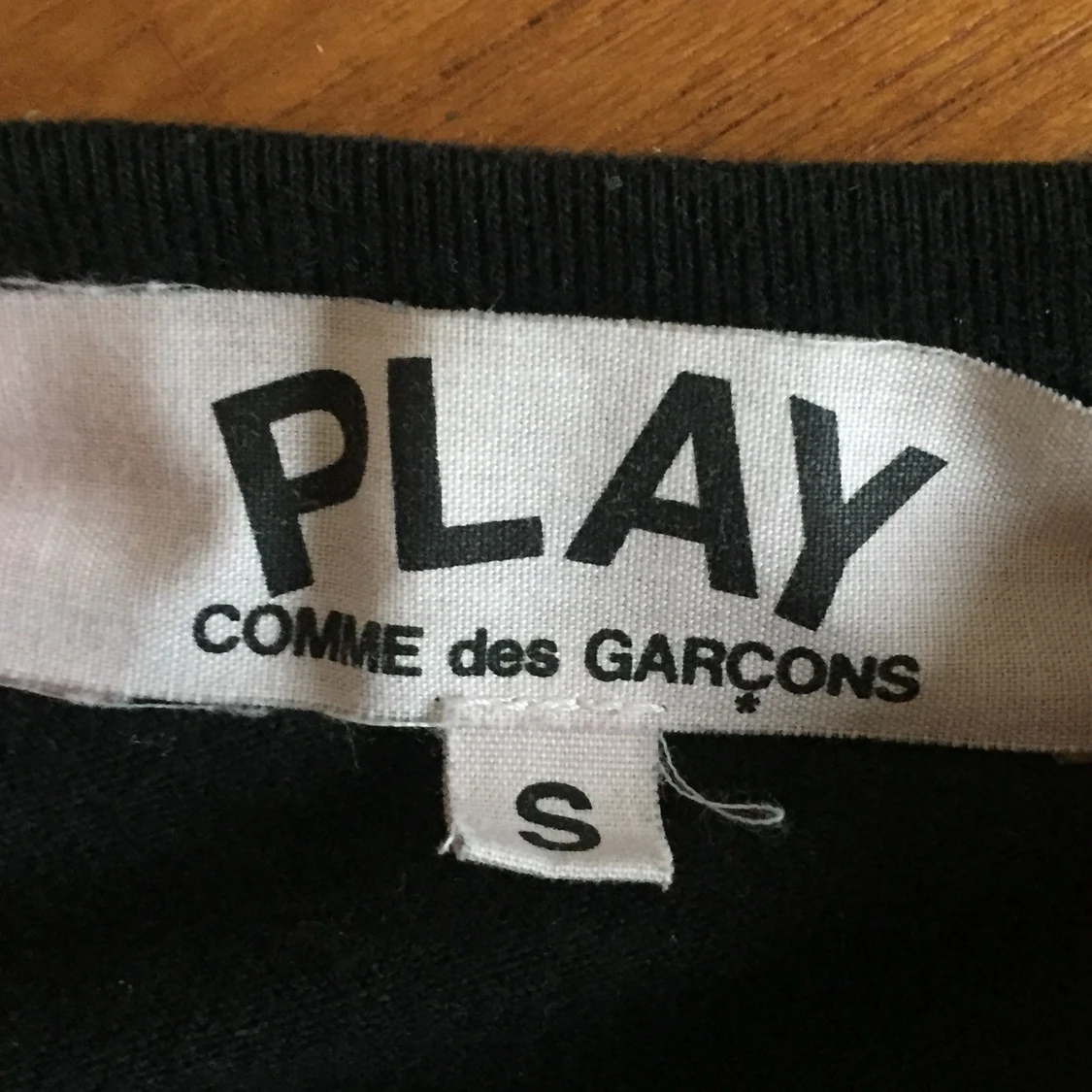 Comme des garcons tröja, svart - 90