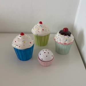 Cupcakes som går att använda som förvaring, eller bara prydnad🤗 frakt: 66kr📦