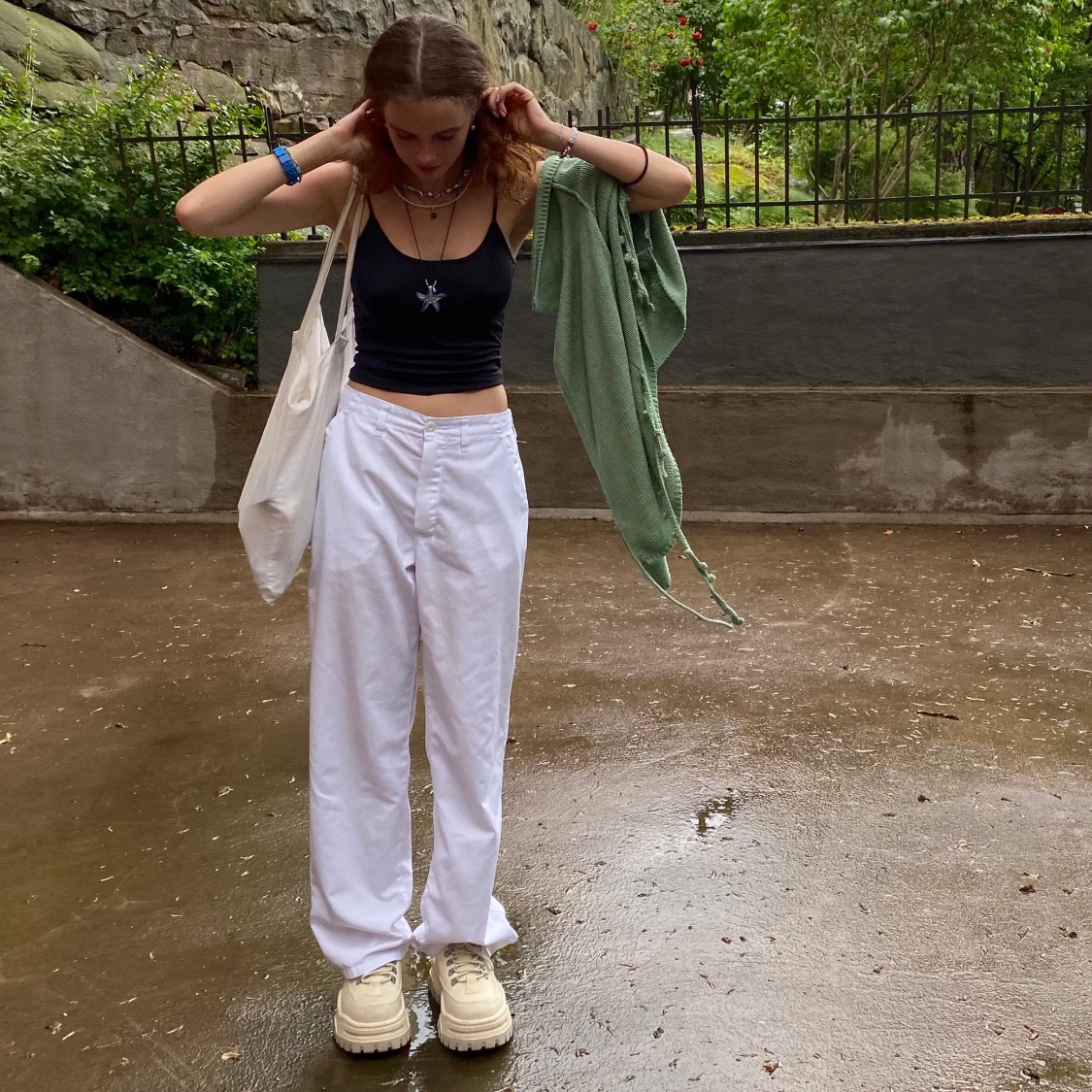 White adjustable pants 🌟🌟 - 90