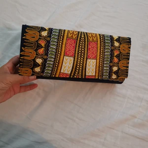 Clutch väska - African printed clutch väska 200 kronor