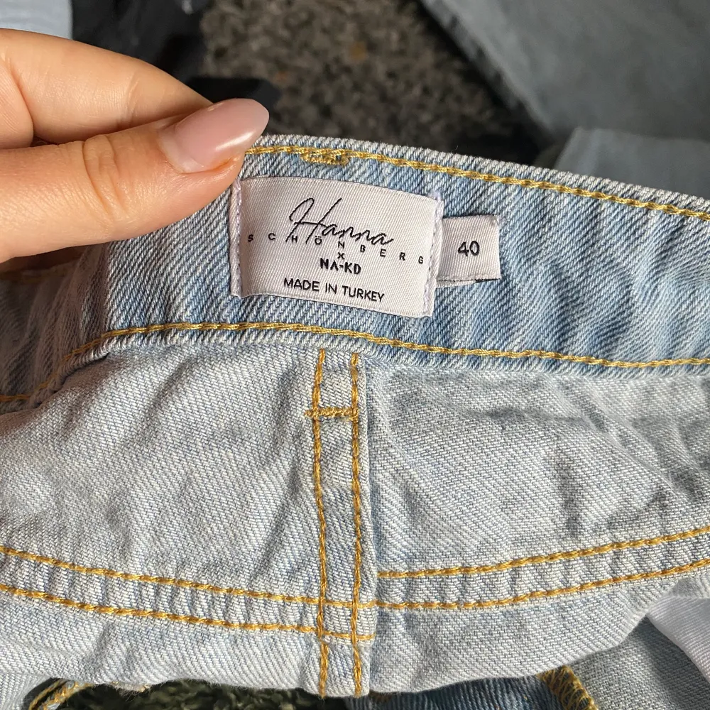 hanna schönberg x na-kd jeans, kommer ej till användning . Jeans & Byxor.