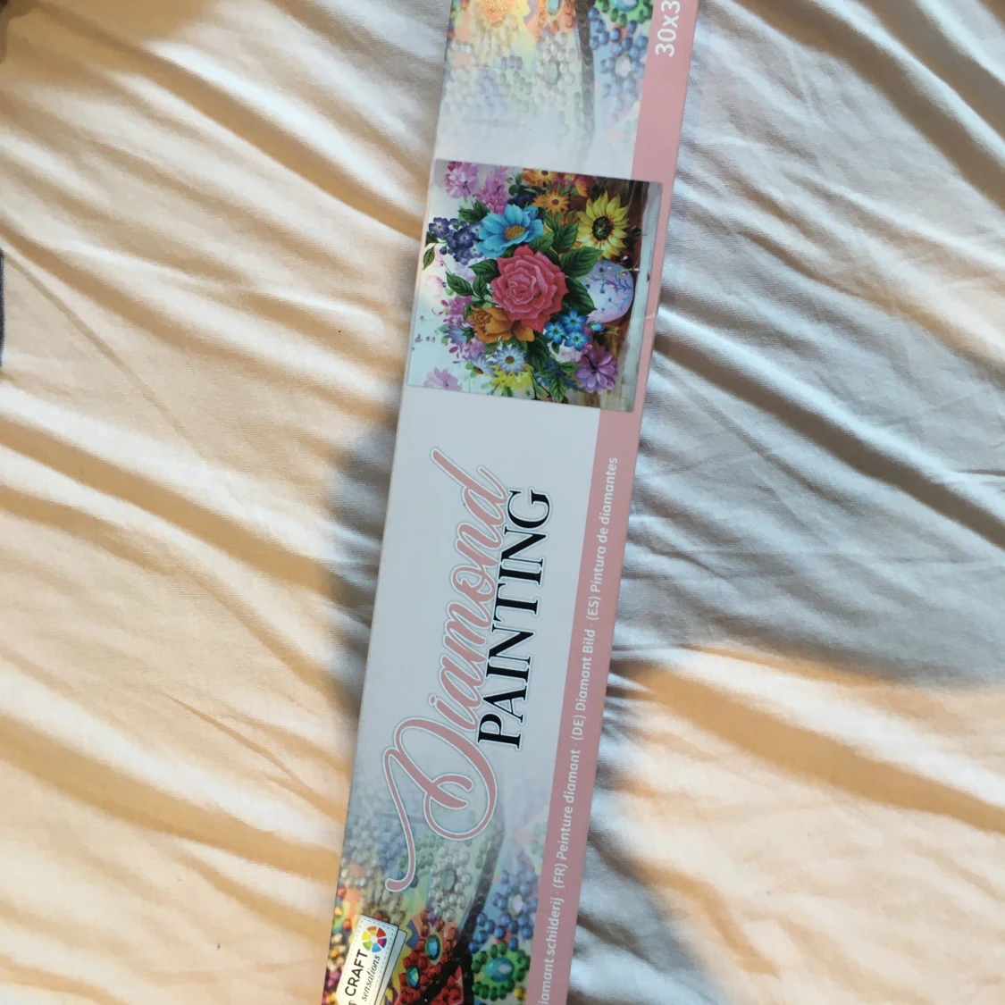 Diamond painting blommor