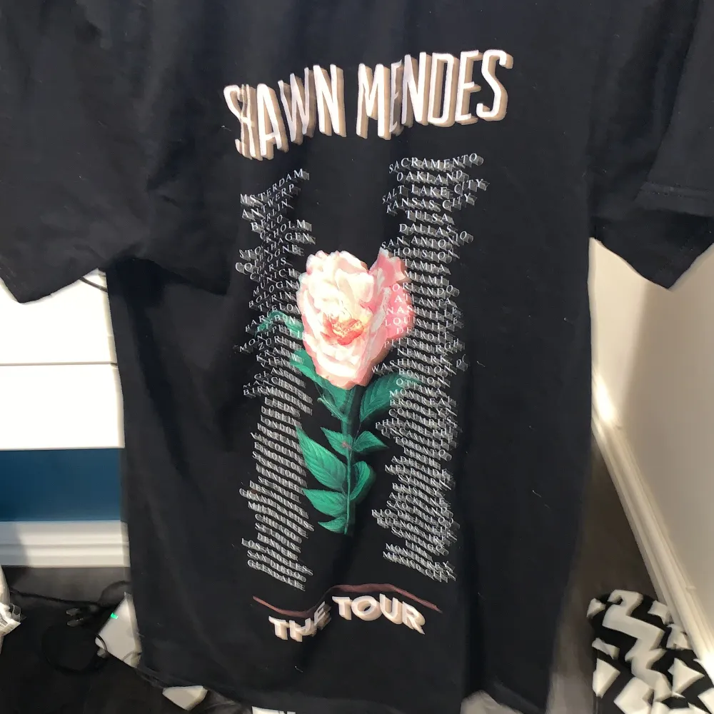 Shawn mendes merch från hans konsert i stockholm 2019. Nypris 250, jag säljer för 100! . T-shirts.