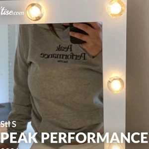Peak performance  - Fin grå hoodie